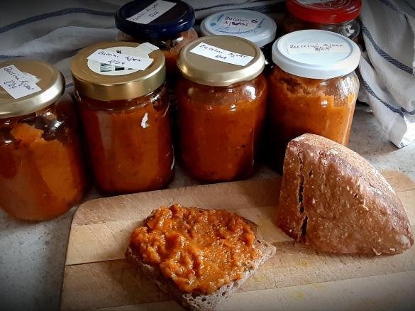 Zucchini Ajvar auf Vorrat