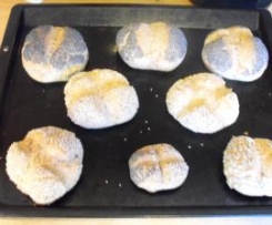 Weizen- Dinkelbrötchen