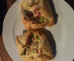 gefüllte Blätterteigtaschen - Fingerfood