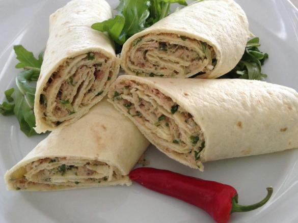 Thunfisch-Wraps