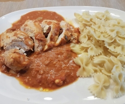 Gefüllte Hühnerbrust MEDITERRAN mit Feta und getrockneten Tomaten