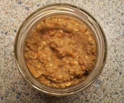 Möhren-Apfel-Overnight Oats/ Porridge vegan