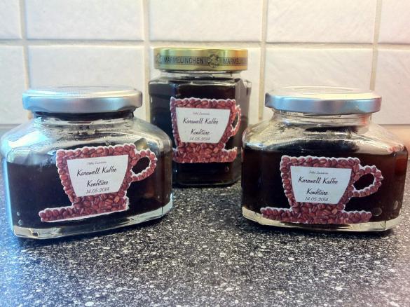 Karamell Kaffee Konfitüre