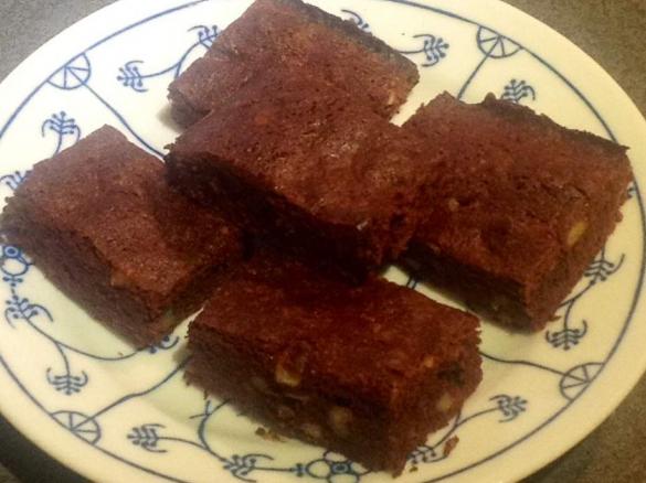  Brownies mit Walnüssen