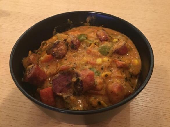 Rumfort-Würstlgulasch (Low Carb)