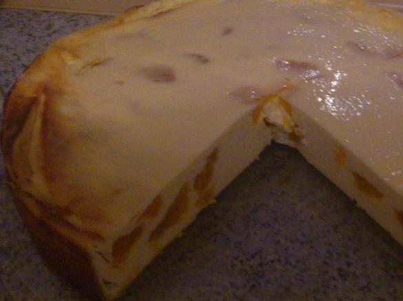 Mandarinenkäsekuchen ohne Boden