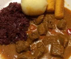 Malzbiergulasch - Variante 