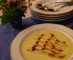 Variation von Cremige Spargelsuppe 