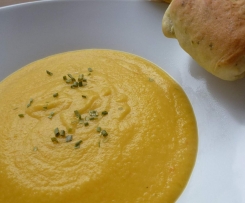 Gemüsecremesuppe mit Pastinaken, sehr gesund und lecker