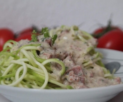 vegane Carbonara-Spaghetti-Sauce