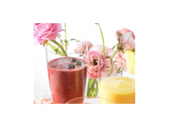 Heidelbeer-Soja-Shake