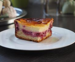 Himbeer-Käsekuchen vom Blech