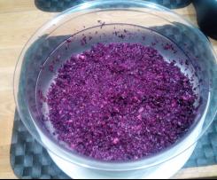 Rotkrautsalat ohne Zwiebeln