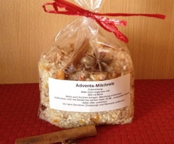 Adventsmilchreis für Weihnachten zum verschenken 