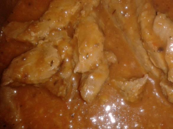 Schweine-Geschnetzeltes mit Gemüse