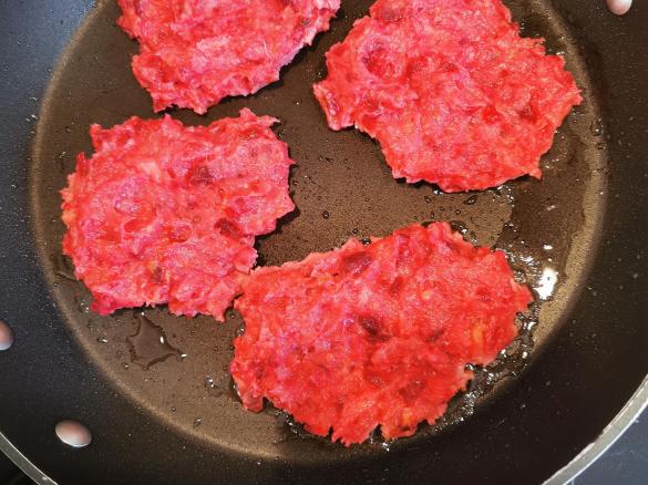 Rote Bete-Frikadellen