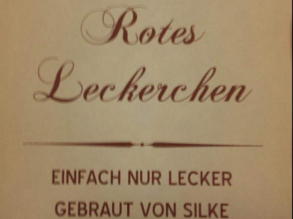 Rotes Leckerchen
