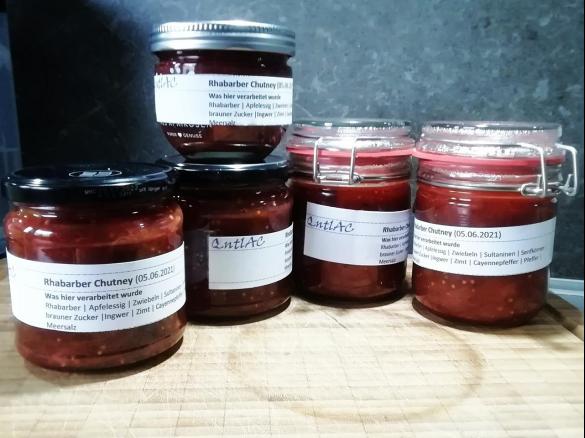 Rhabarber Chutney