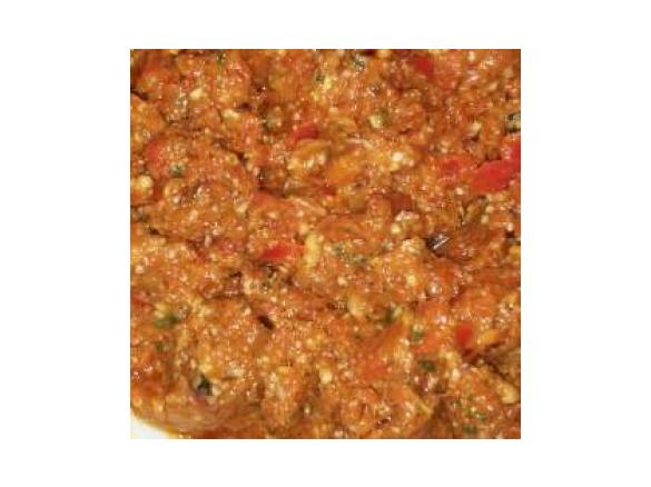 Pesto mit Tomaten und Paprika ohne Knoblauch