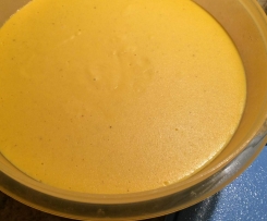 Rote Linsensuppe mit Curry