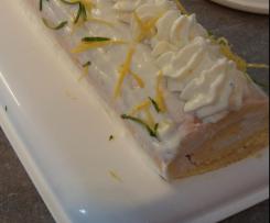 Zitronenbiskuitrolle