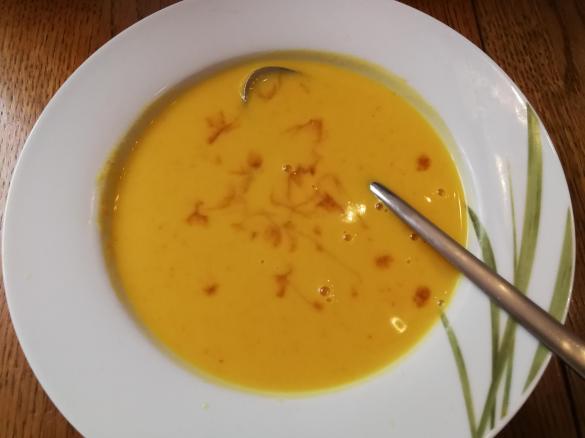 Kürbisorangensuppe