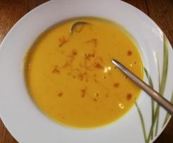 Kürbisorangensuppe