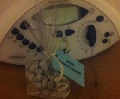 Variation von Variation von Schokomandeln 