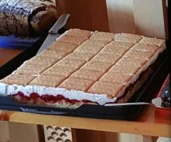 Himbeer Butterkeks Kuchen