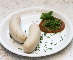 schmackhafte bayrische Weißwurst