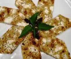 Zucchini - Parmesan- Schnitten mit Feta glutenfrei low carb