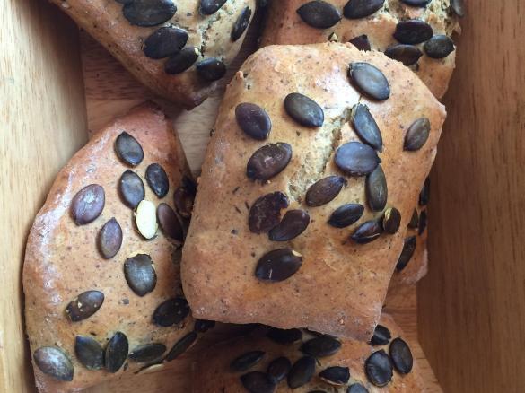 Kürbiskernbrötchen übernacht