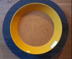 Variation Zucchini-Paprika-Cremesuppe