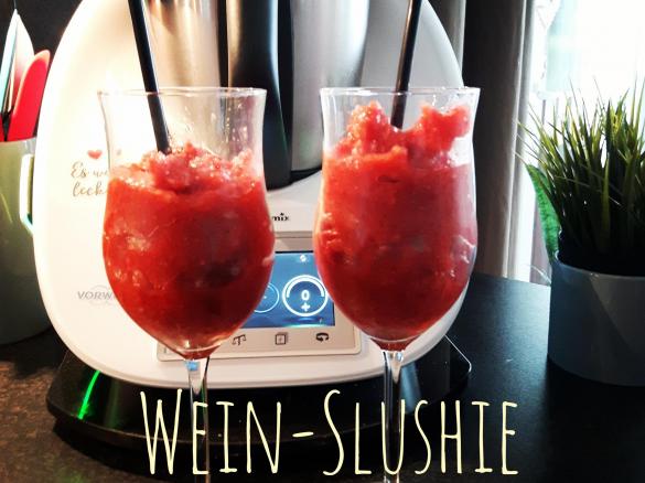 Erdbeer-Wein-Slushie / Wein-Slushie / Sommergetränk 2017