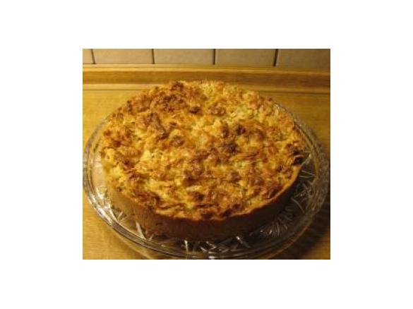 Apfelkuchen mit Amarettokrokant