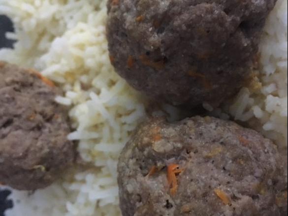 Hackfleischbällchen in Orangensauce