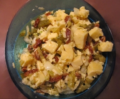 Käsesalat mit Bergkäse und Feigen