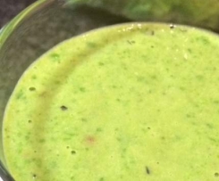 Greensmoothie Spinat Avocado 