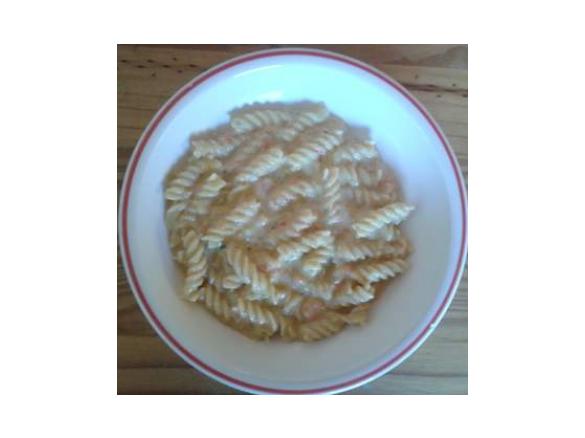 Zucchini-Paprika-Sahne-Nudeln