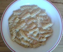 Zucchini-Paprika-Sahne-Nudeln