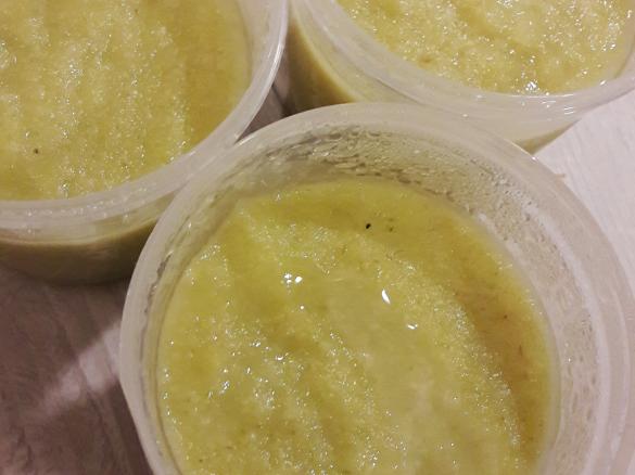 Babybrei Zucchini Kartoffel mit Haferflocken - Veggie Gericht