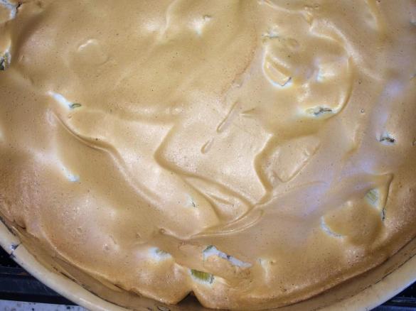 Rhabarber-Vollkorn-Kuchen mit Baiser