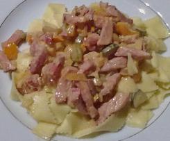 Geschnetzeltes mit Kassler