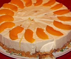 Pfirsich Frischkäsetorte leicht