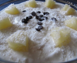 Ananas-Quark-Dessert mit Amaretto