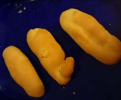 Weiches Brötchen mit Salami ( Bifi Roll )