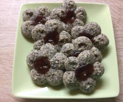 Mohn-Marzipan-Plätzchen