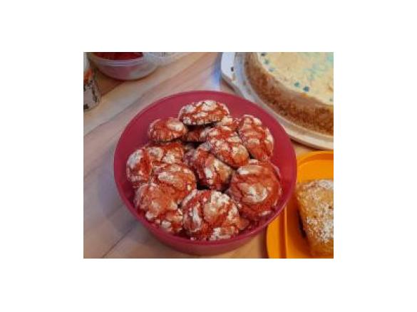 Red velvet Crinckles