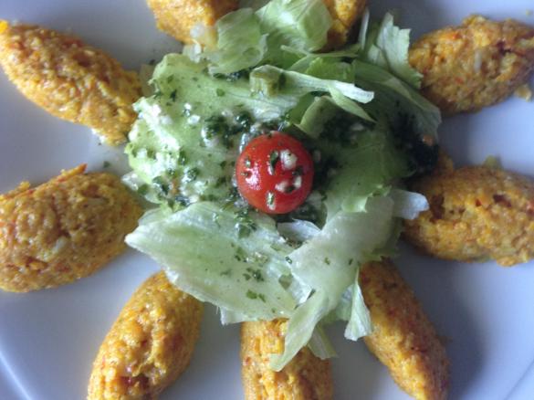 Kürbisnockerl Kürbis-Grieß-Klösschen