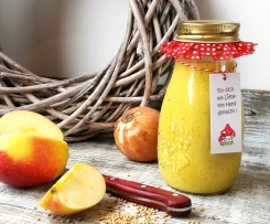 Apfel-Zwiebel-Curry Dressing